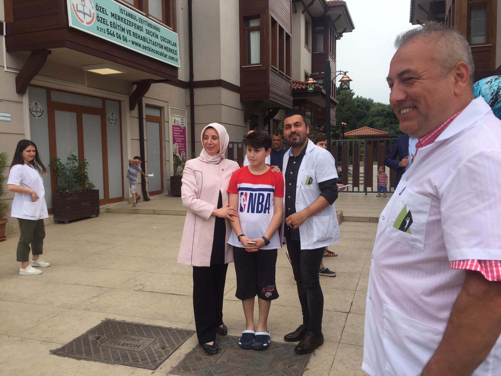 Ak parti Milletvekilli Sayın Fatma Benli Karne Törenimize Katıldı.